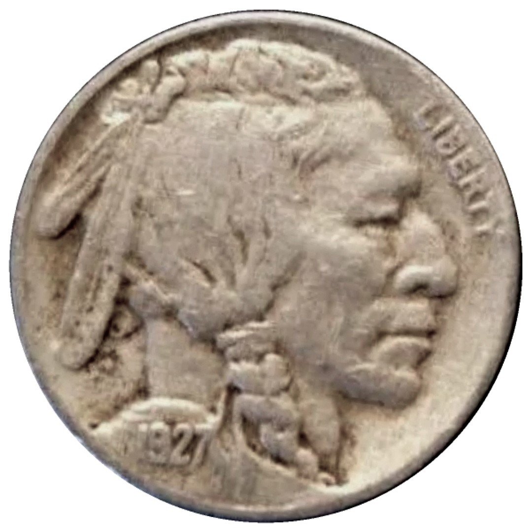 1927-S-5c-Buffalo-Nickel-#10